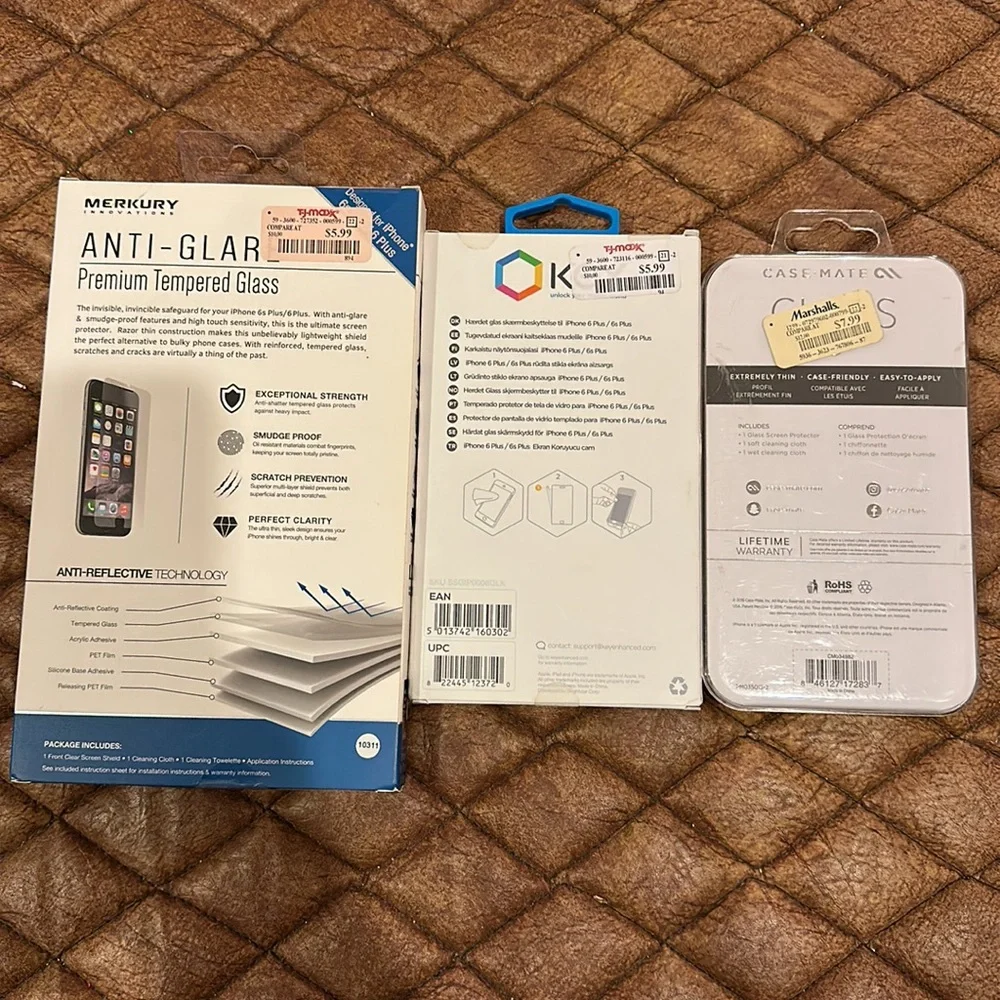 NWT iPhone screen protection iPhone 6 or 6/7 plus